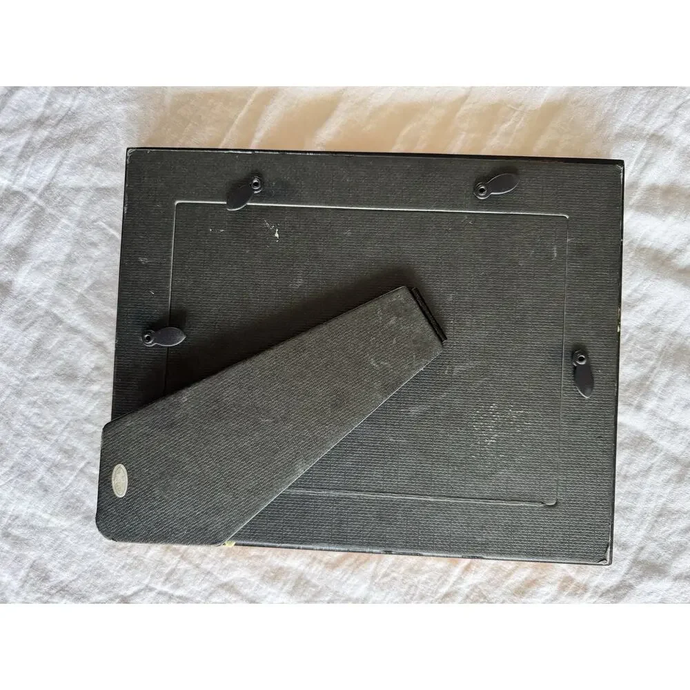 Ornate Black Gold Oval Photo Frame Rococo Scroll Decor 7.5x 9.5 Home Decor - Picture 4 of 6